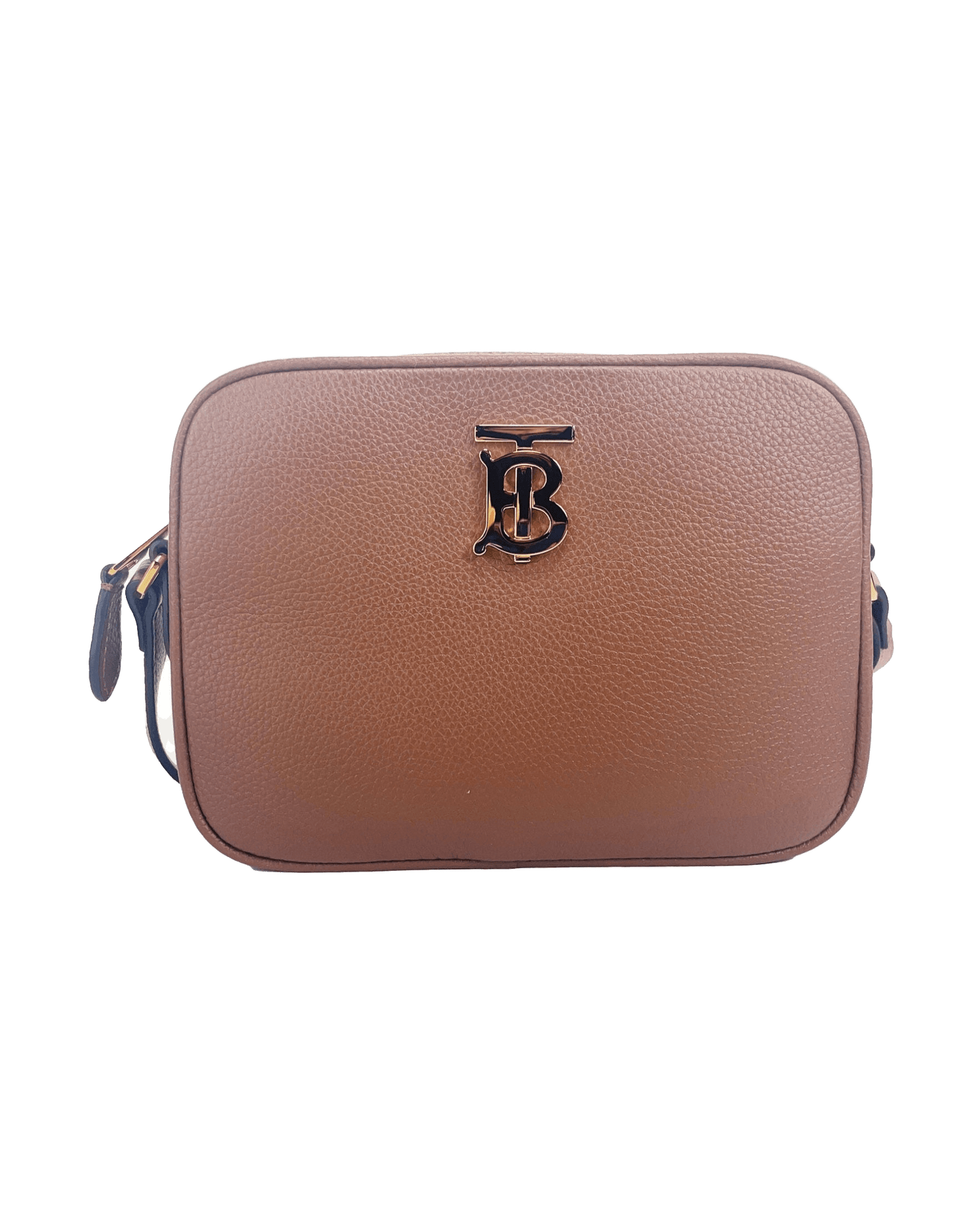 Burberry Small Leather Tan Camera Crossbody Tb Logo Bag Glam Steals