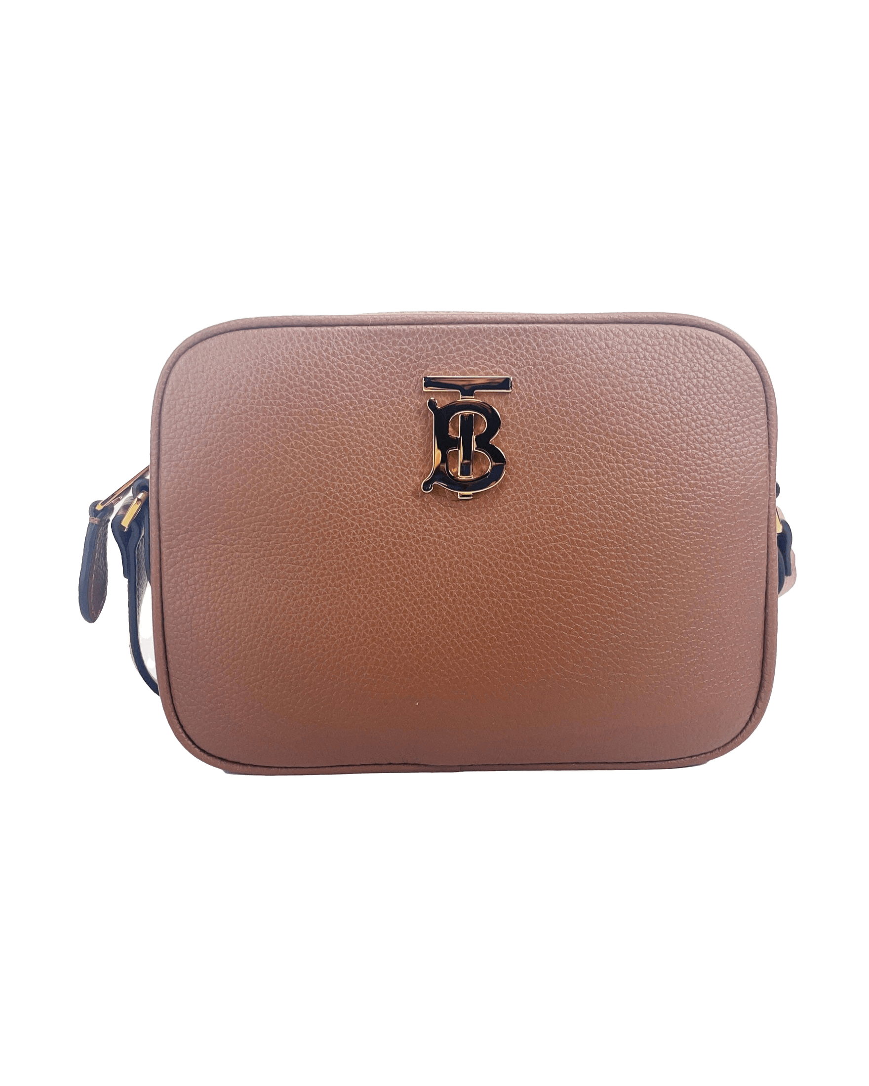 Burberry Small Leather Tan Camera Crossbody Tb Logo Bag Glam Steals