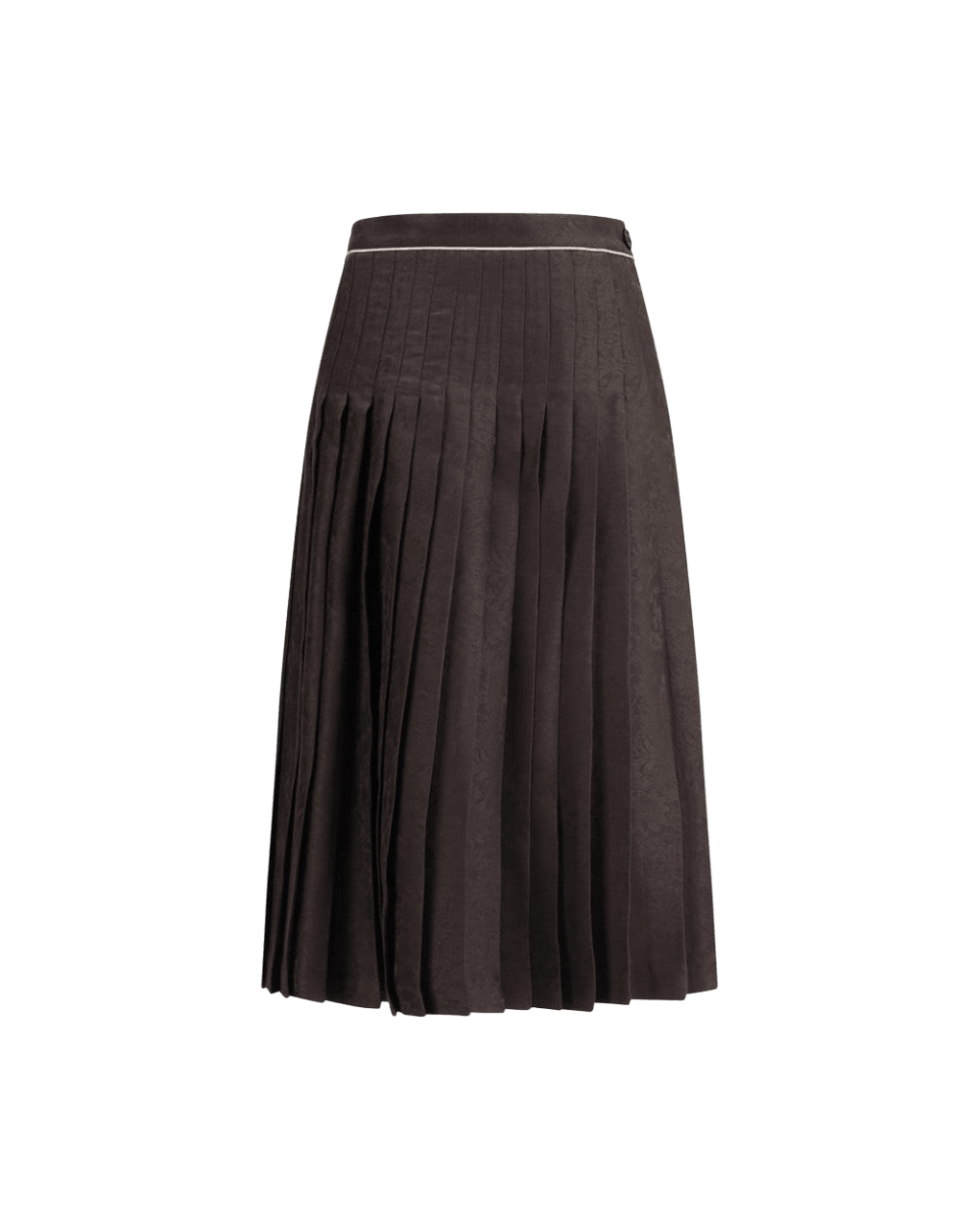 Burberry Sunflower Pleated Silk Skirt Glam Steals