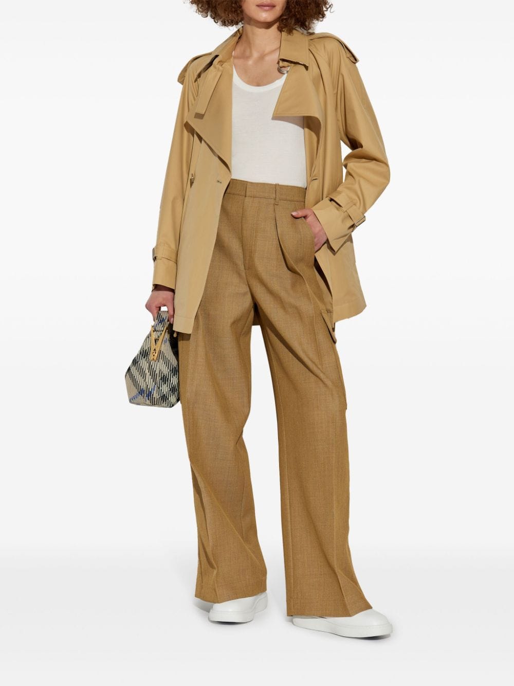 Burberry Trench Coat with Belt Glam Steals
