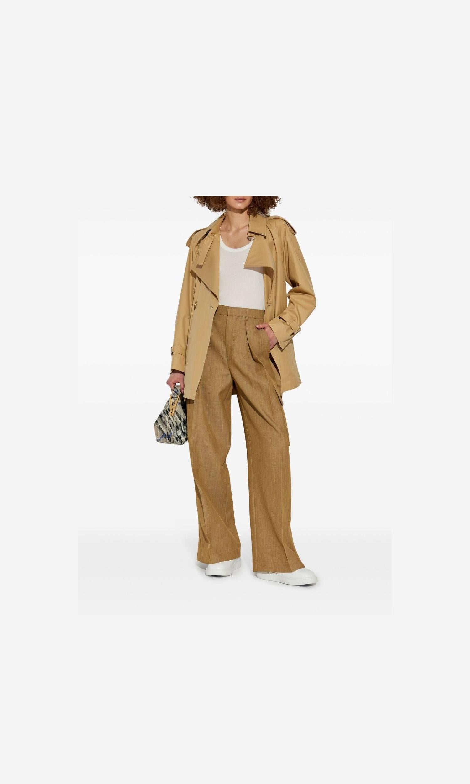 Burberry Trench Coat with Belt Glam Steals