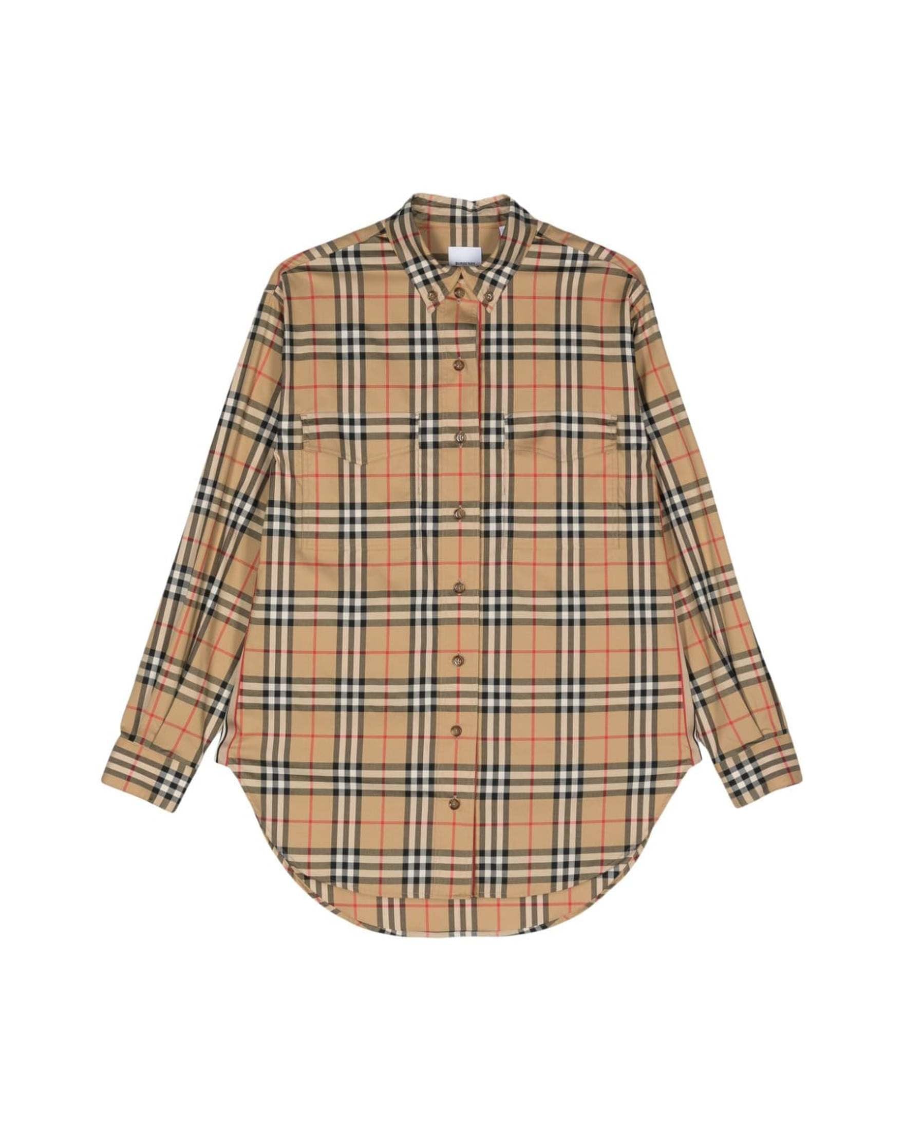 Burberry Vintage Check Pattern Shirt Glam Steals