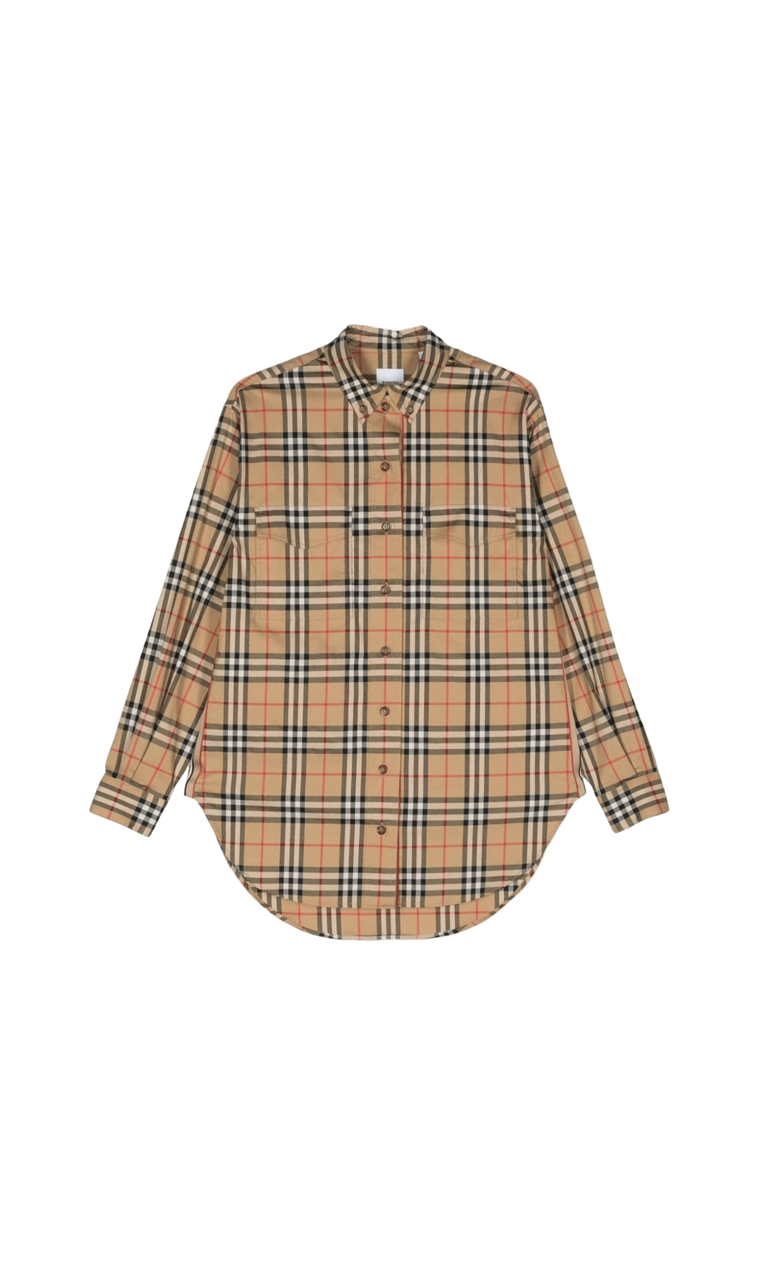 Burberry Vintage Check Pattern Shirt Glam Steals