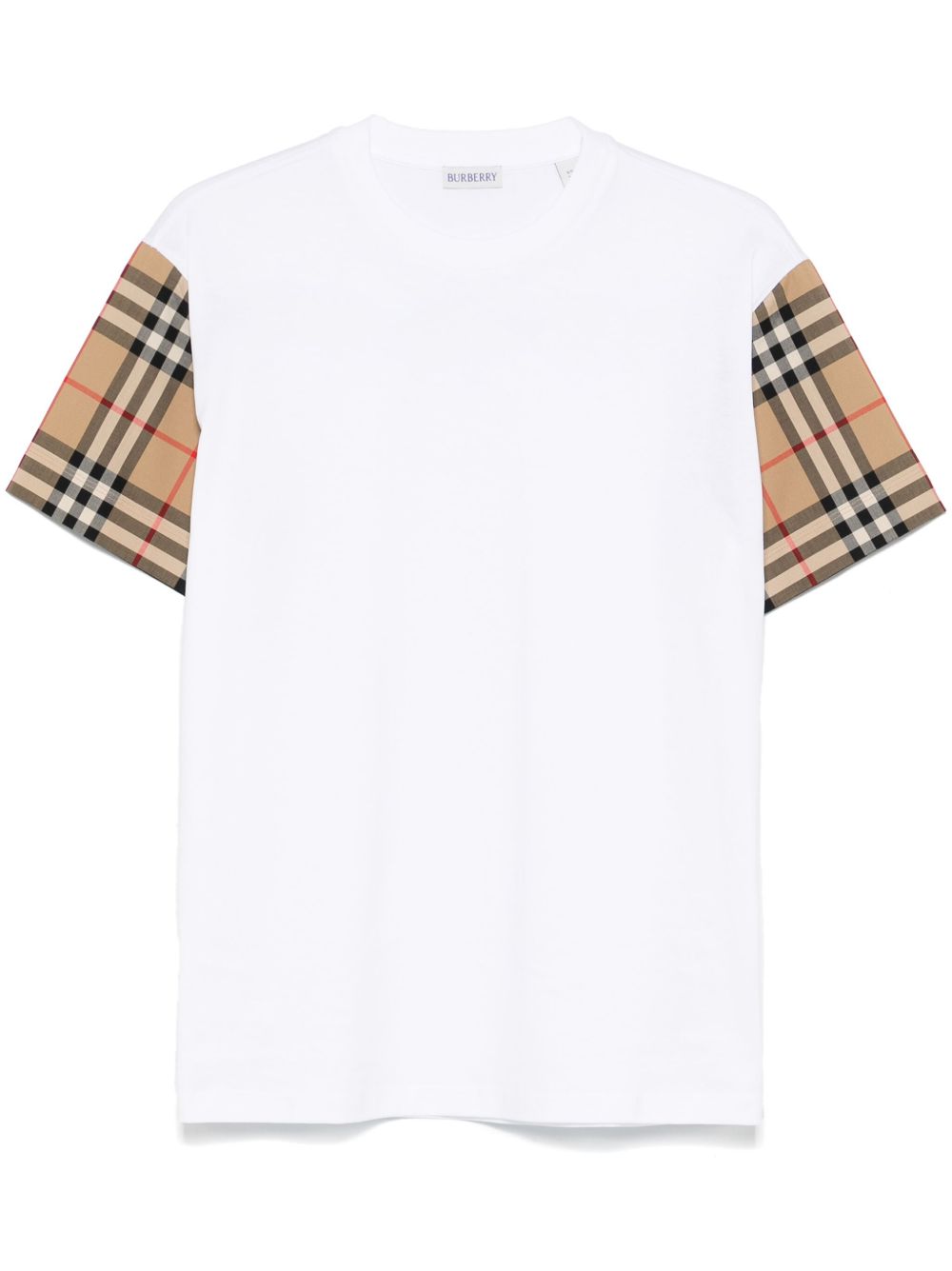Burberry Vintage Check Sleeve T-shirt Glam Steals