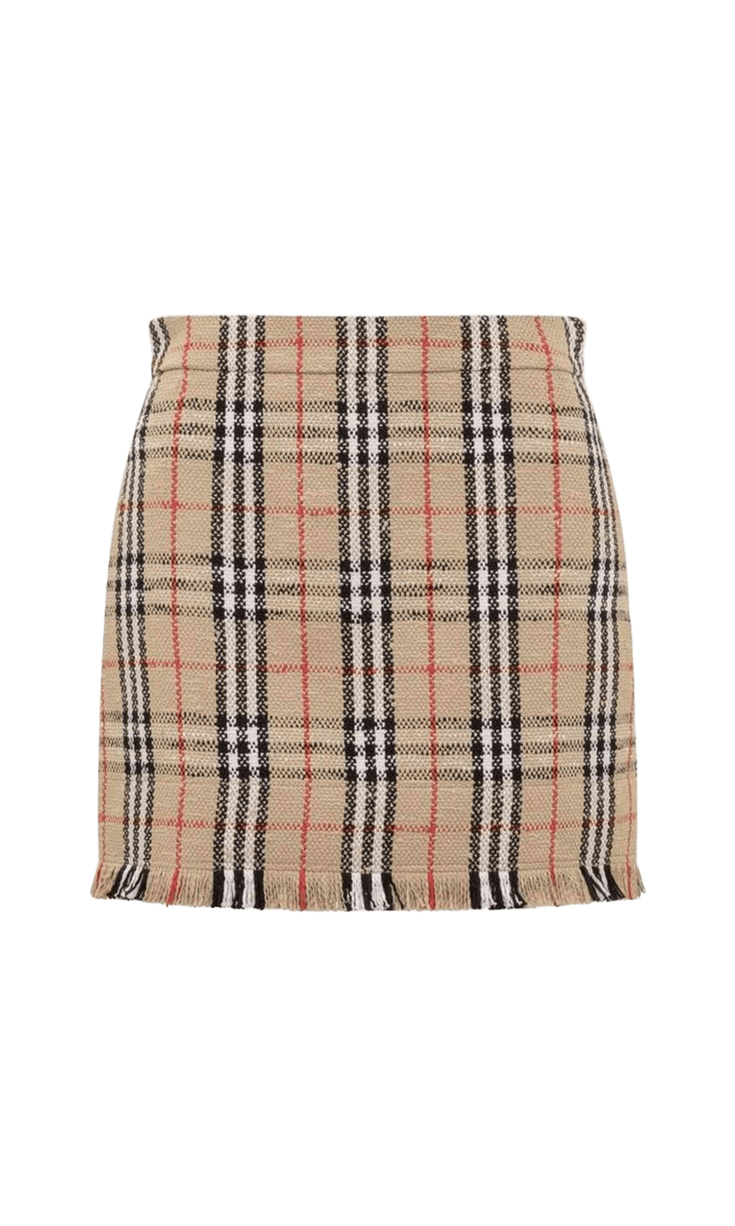 Burberry Vintage Pattern Mini Skirt Glam Steals