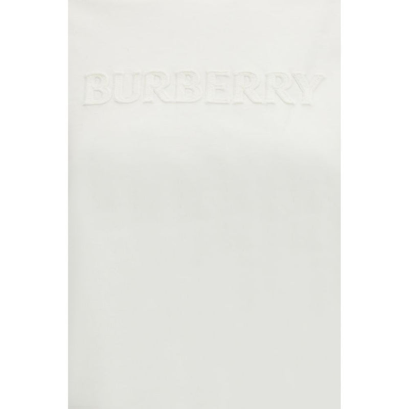 Burberry White Cotton T-shirt Glam Steals