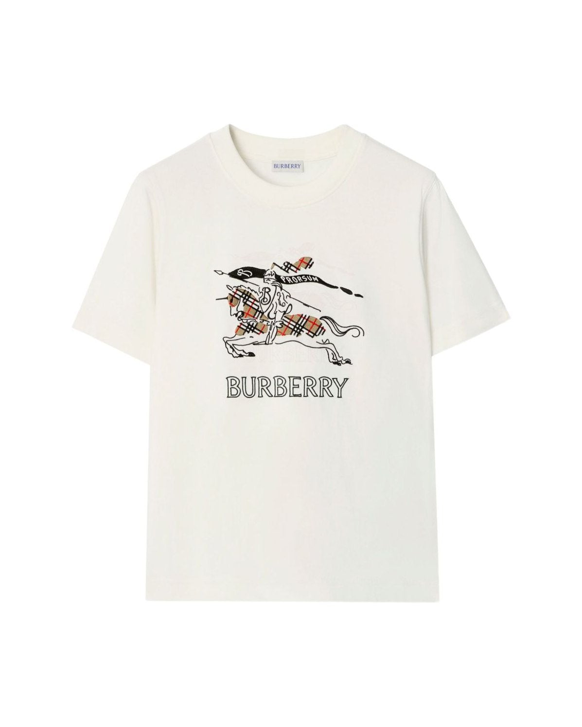 Burberry White Polo T-shirt Glam Steals