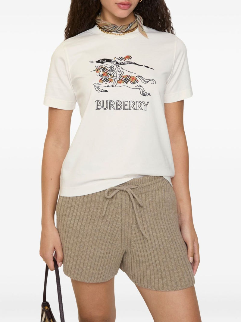 Burberry White Polo T-shirt Glam Steals