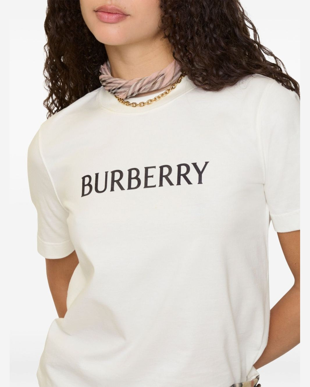Burberry White Polo T-shirt Glam Steals