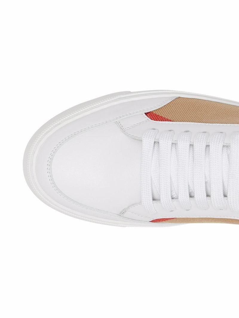Burberry White Sneakers Glam Steals