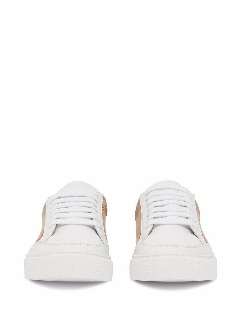 Burberry White Sneakers Glam Steals