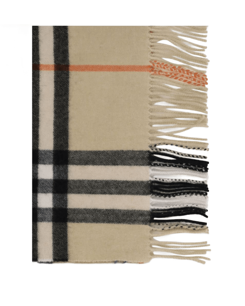 Burberry Wide Check Cashmere Scarf Glam Steals