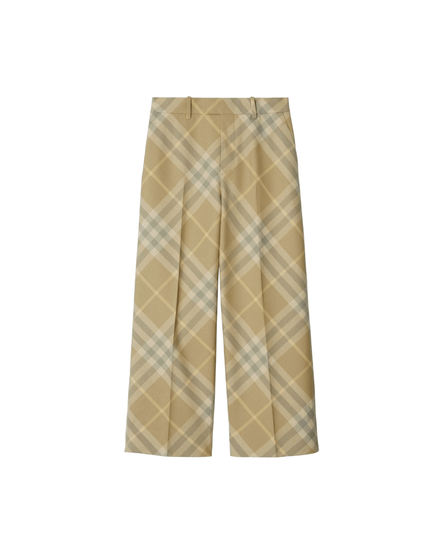 Burberry Wool Check Print Tailored Trouser Glam Steals
