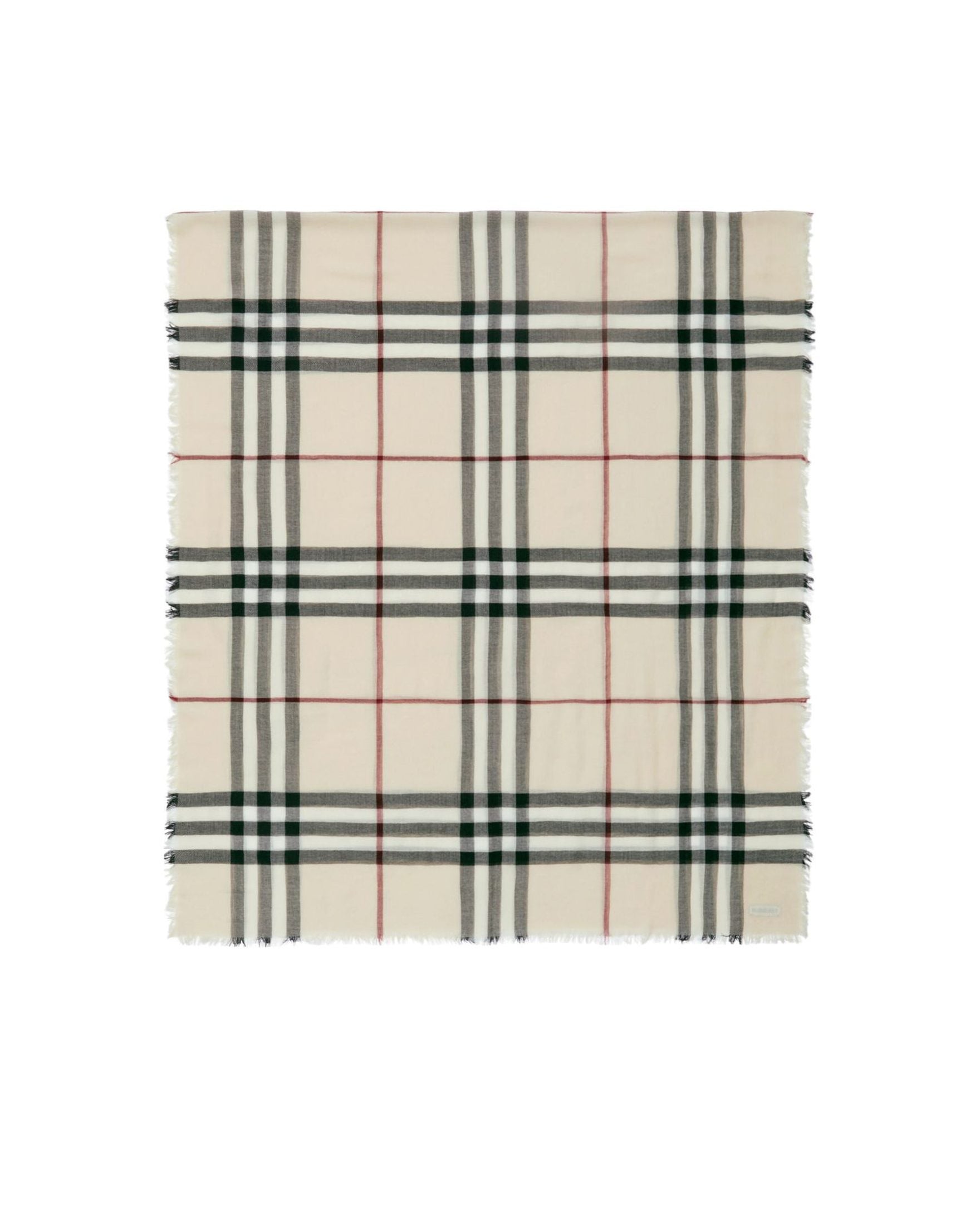 Burberry Wool Check Scarf Glam Steals
