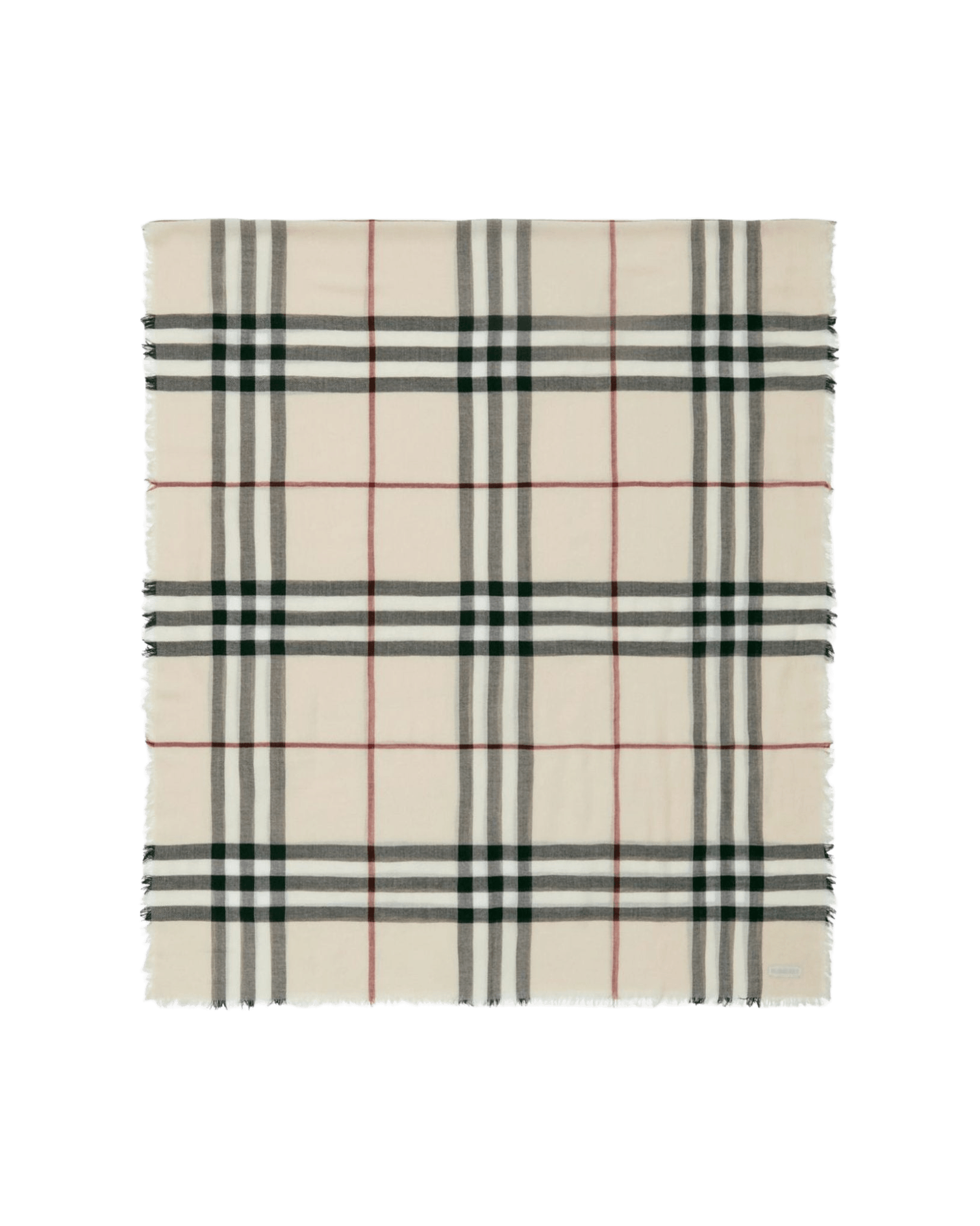 Burberry Wool Check Scarf Glam Steals