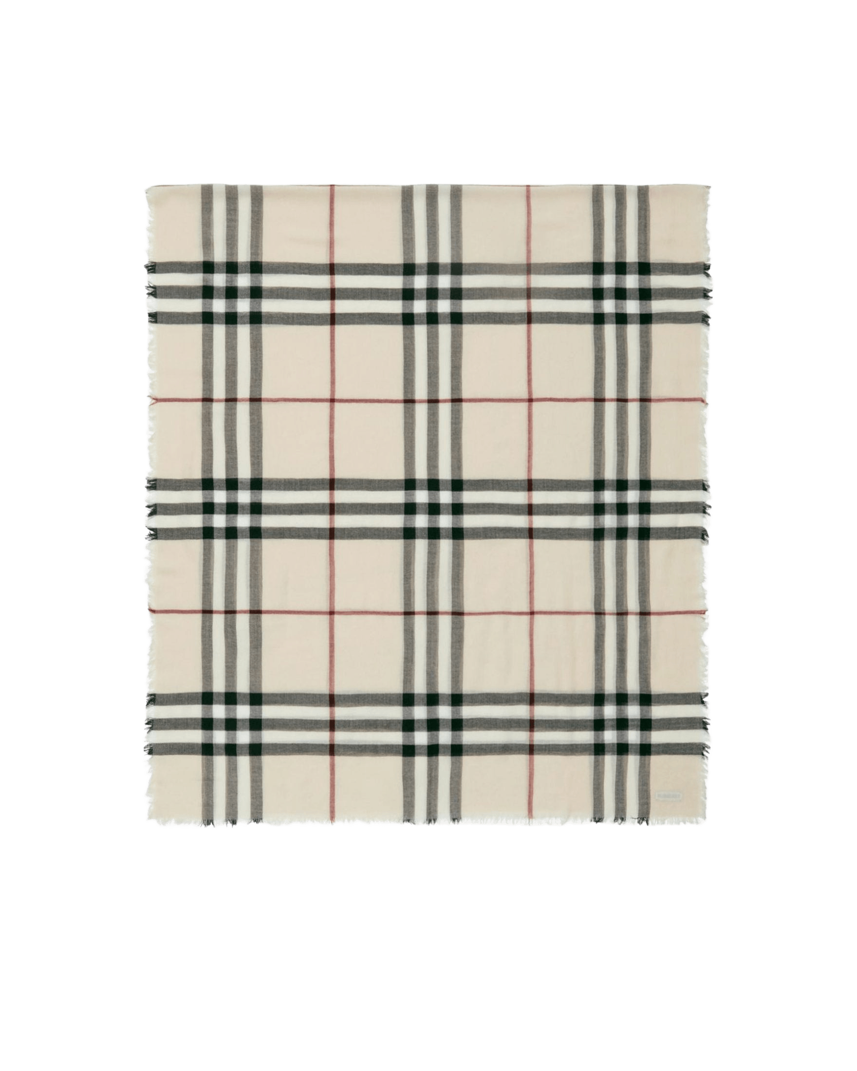 Burberry Wool Check Scarf Glam Steals
