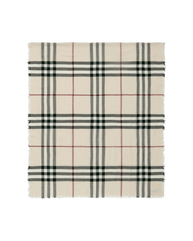 Burberry Wool Check Scarf Glam Steals