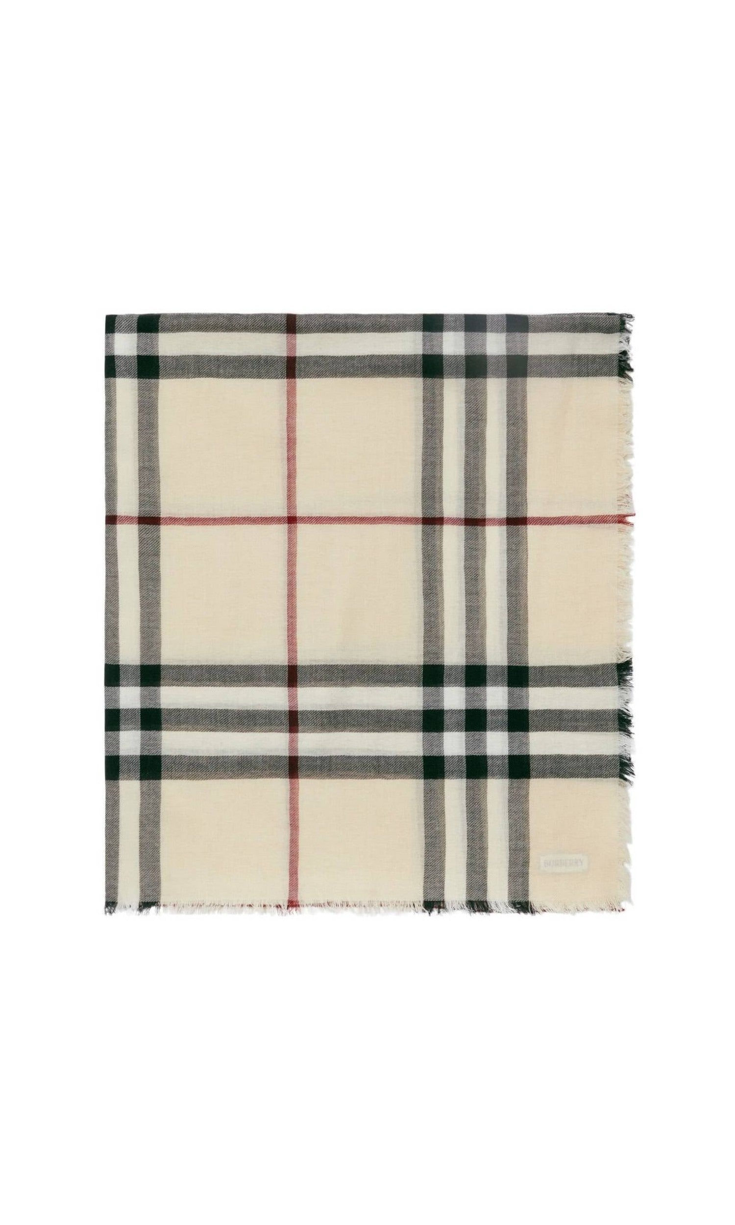Burberry Wool Check Scarf Glam Steals