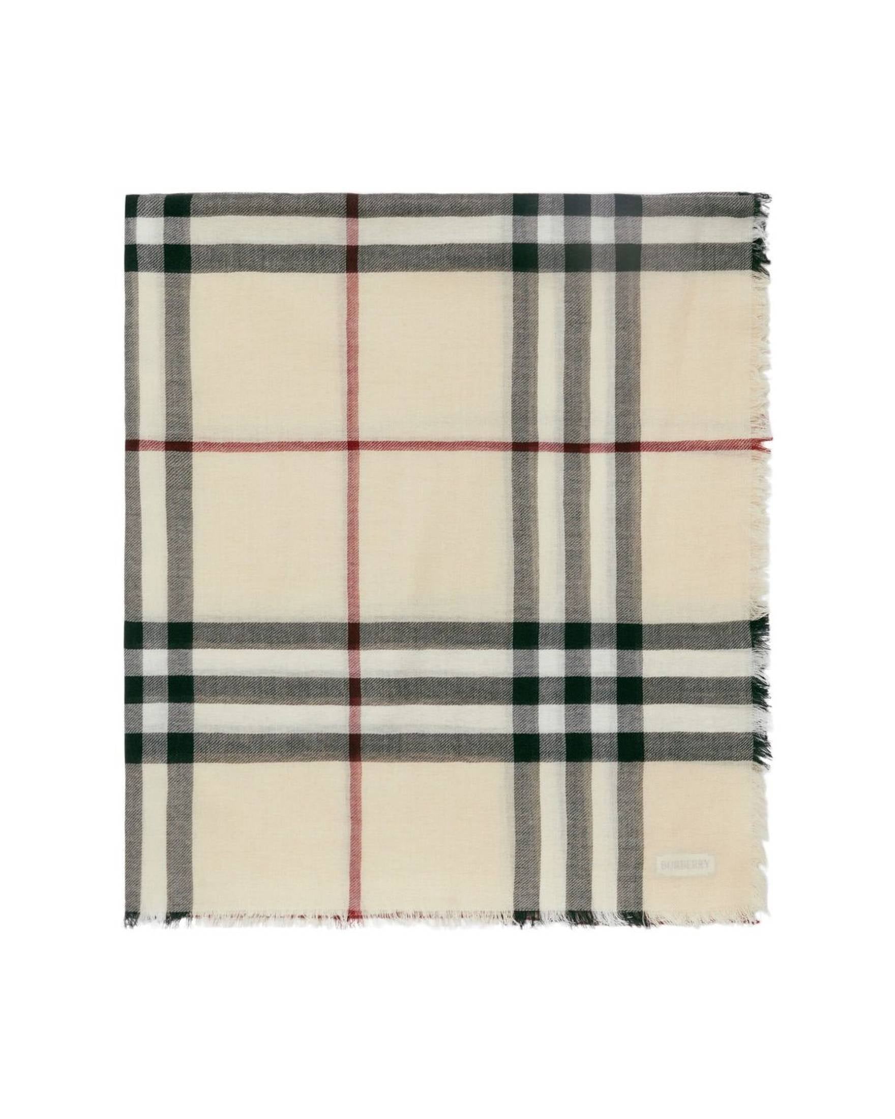 Burberry Wool Check Scarf Glam Steals