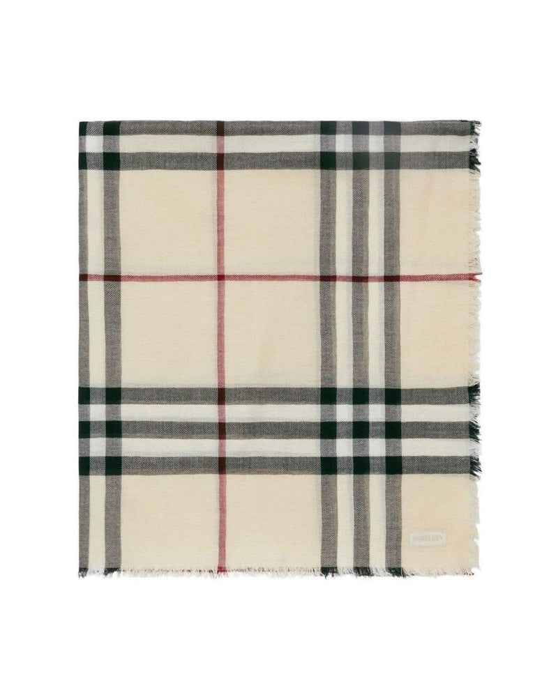 Burberry Wool Check Scarf Glam Steals