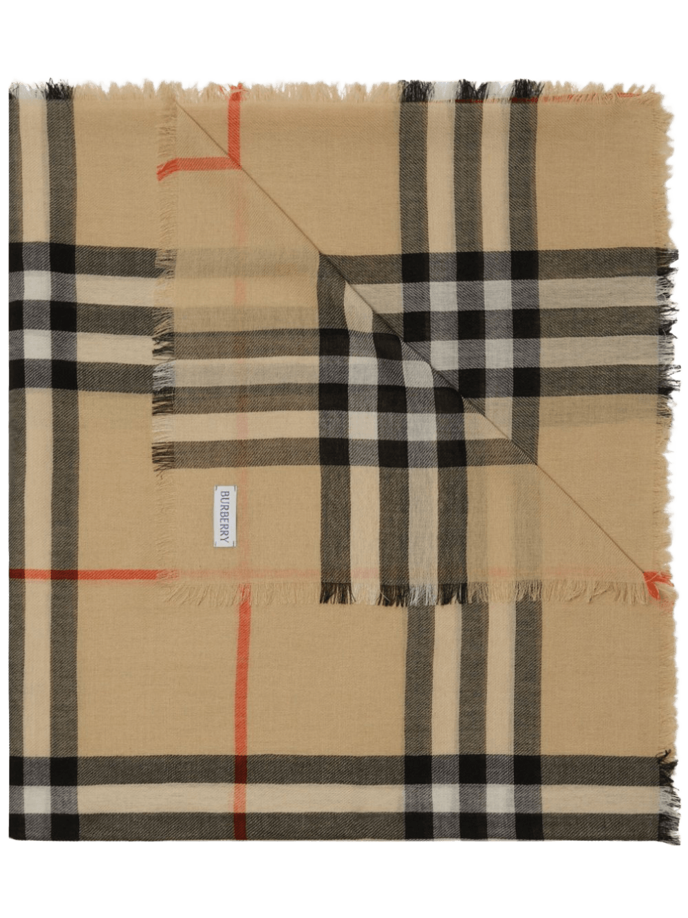 Burberry Wool Check Scarf Glam Steals