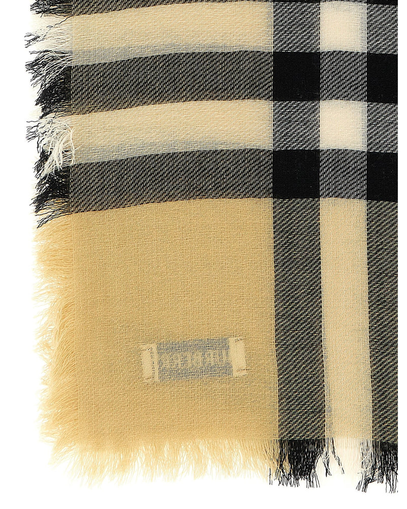 Burberry Wool Check Scarf Glam Steals