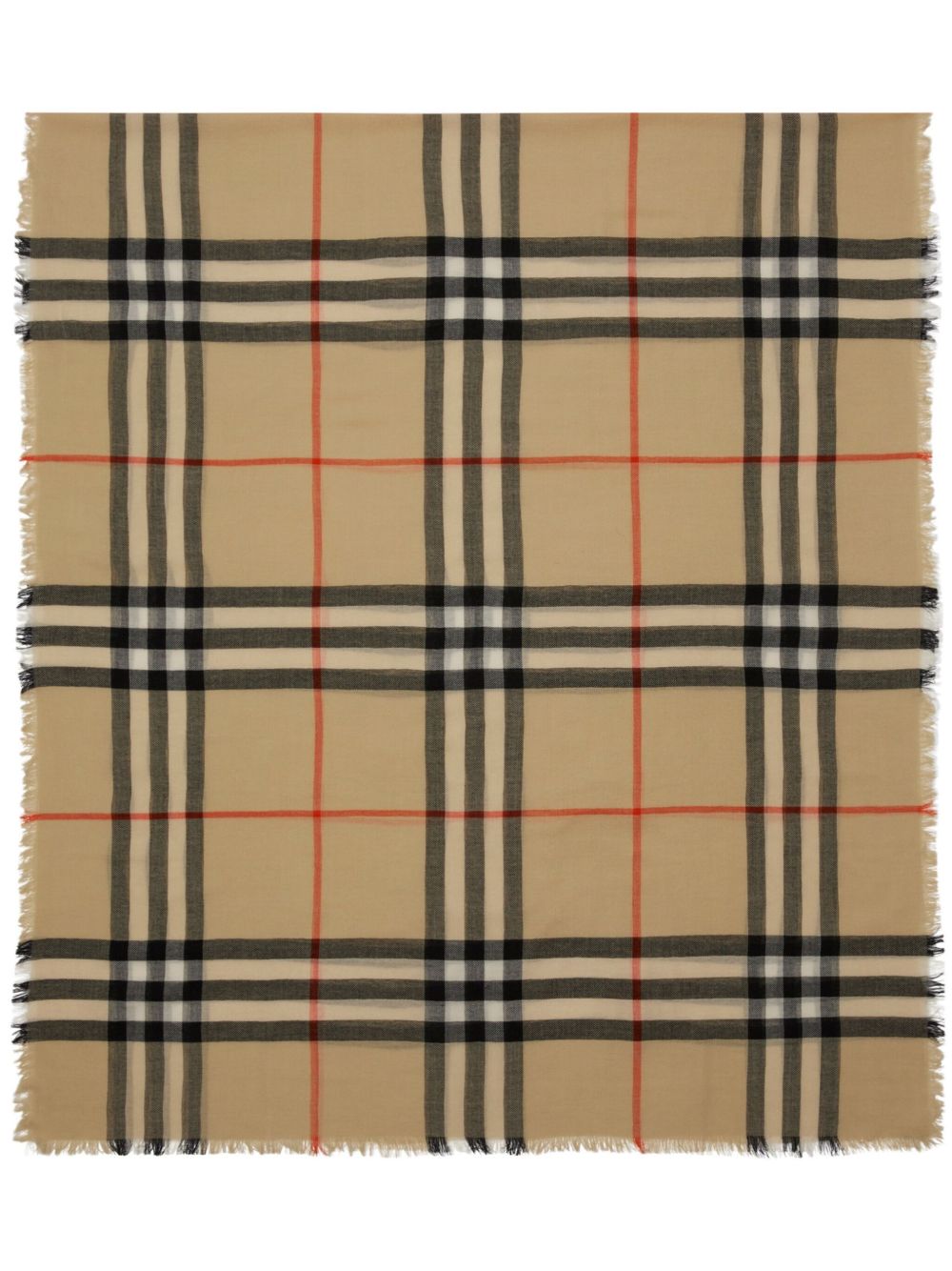 Burberry Wool Check Scarf Glam Steals