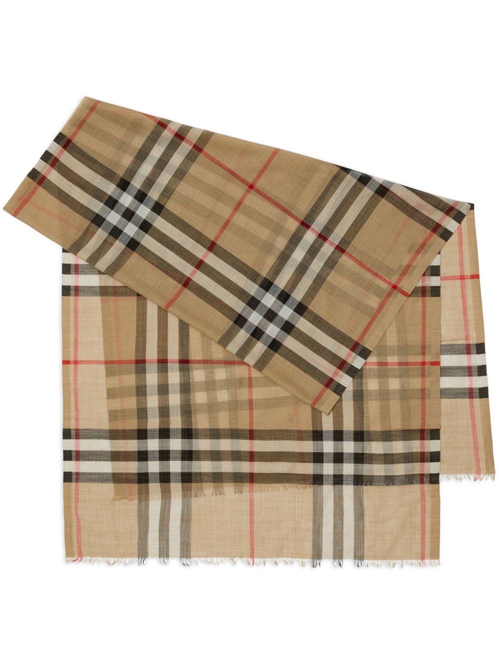 Burberry Wool Check and Silk Scarf Glam Steals