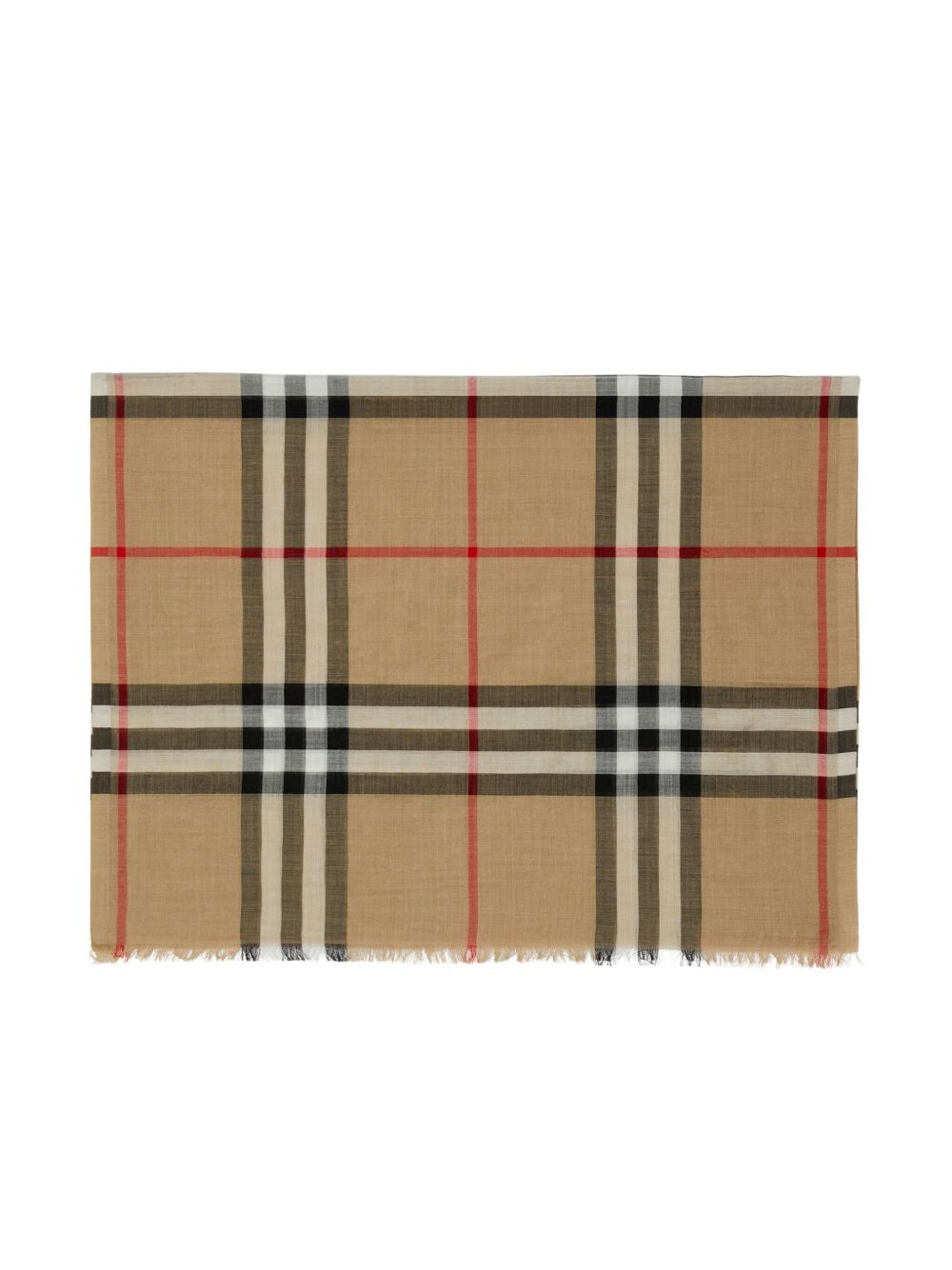 Burberry Wool Check and Silk Scarf Glam Steals