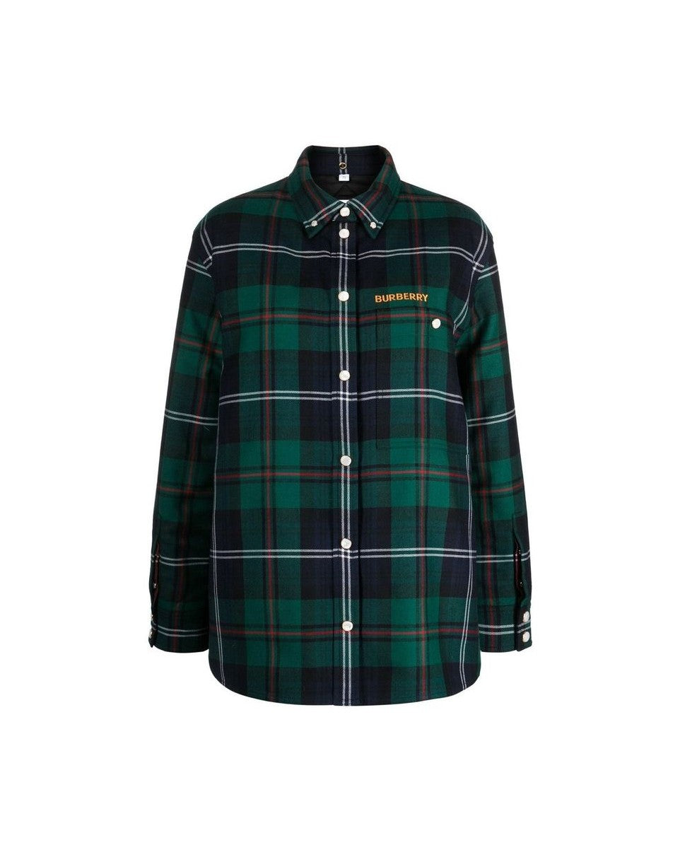 Burberry Wool Pattern Shirt 