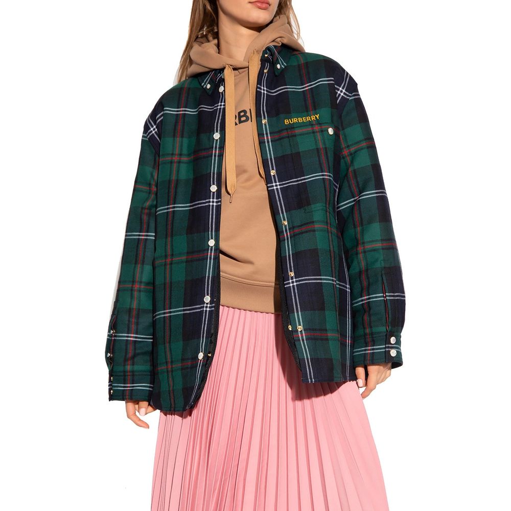 Burberry Wool Pattern Shirt 