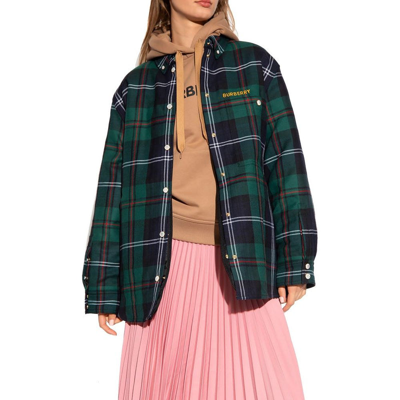 Burberry Wool Pattern Shirt Glam Steals