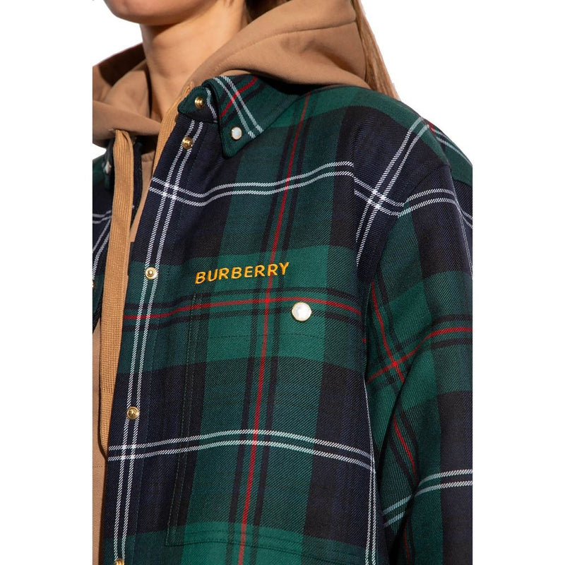Burberry Wool Pattern Shirt Glam Steals