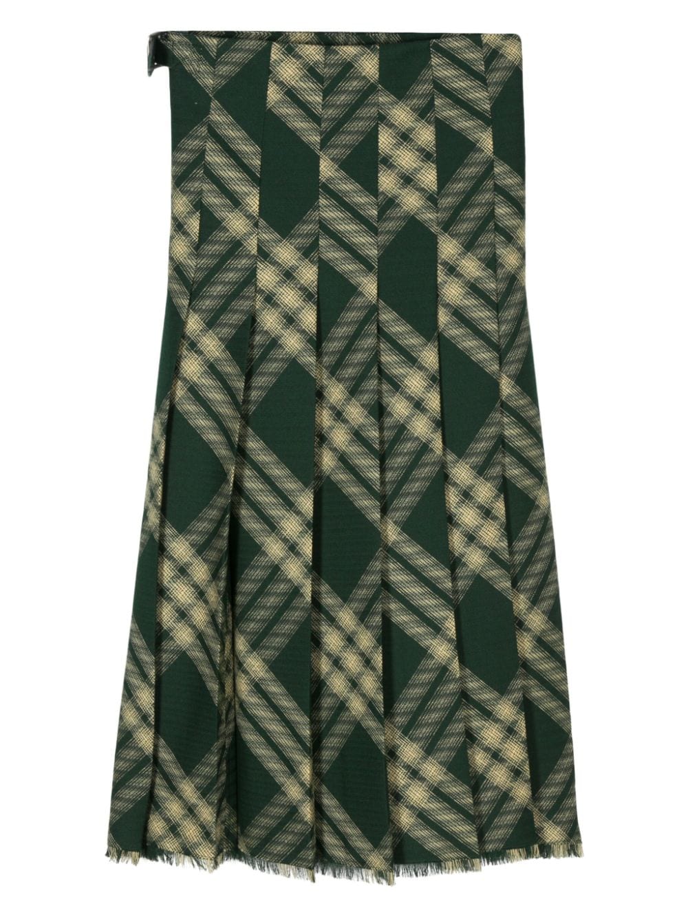 Burberry Wool Pleated Skirt Glam Steals
