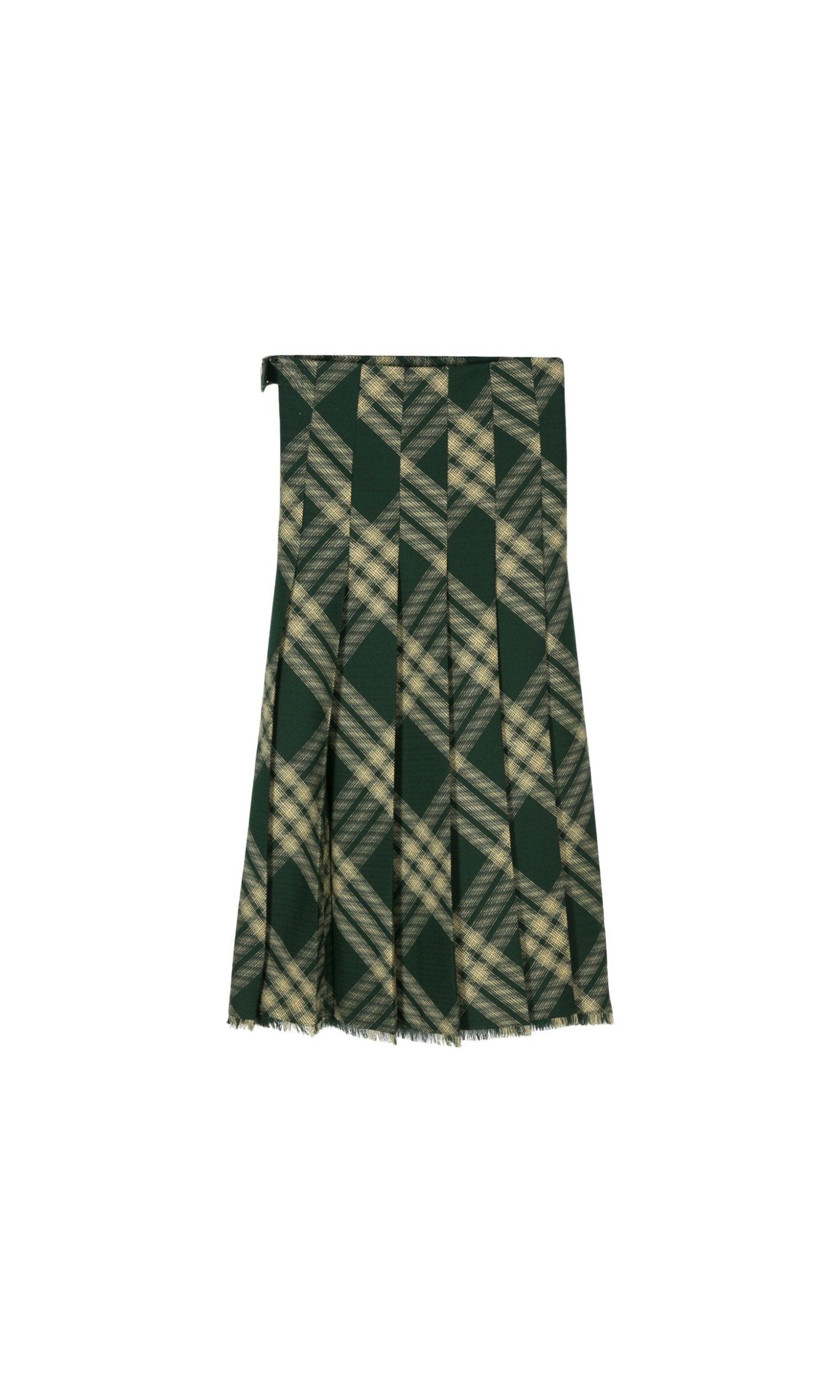 Burberry Wool Pleated Skirt Glam Steals