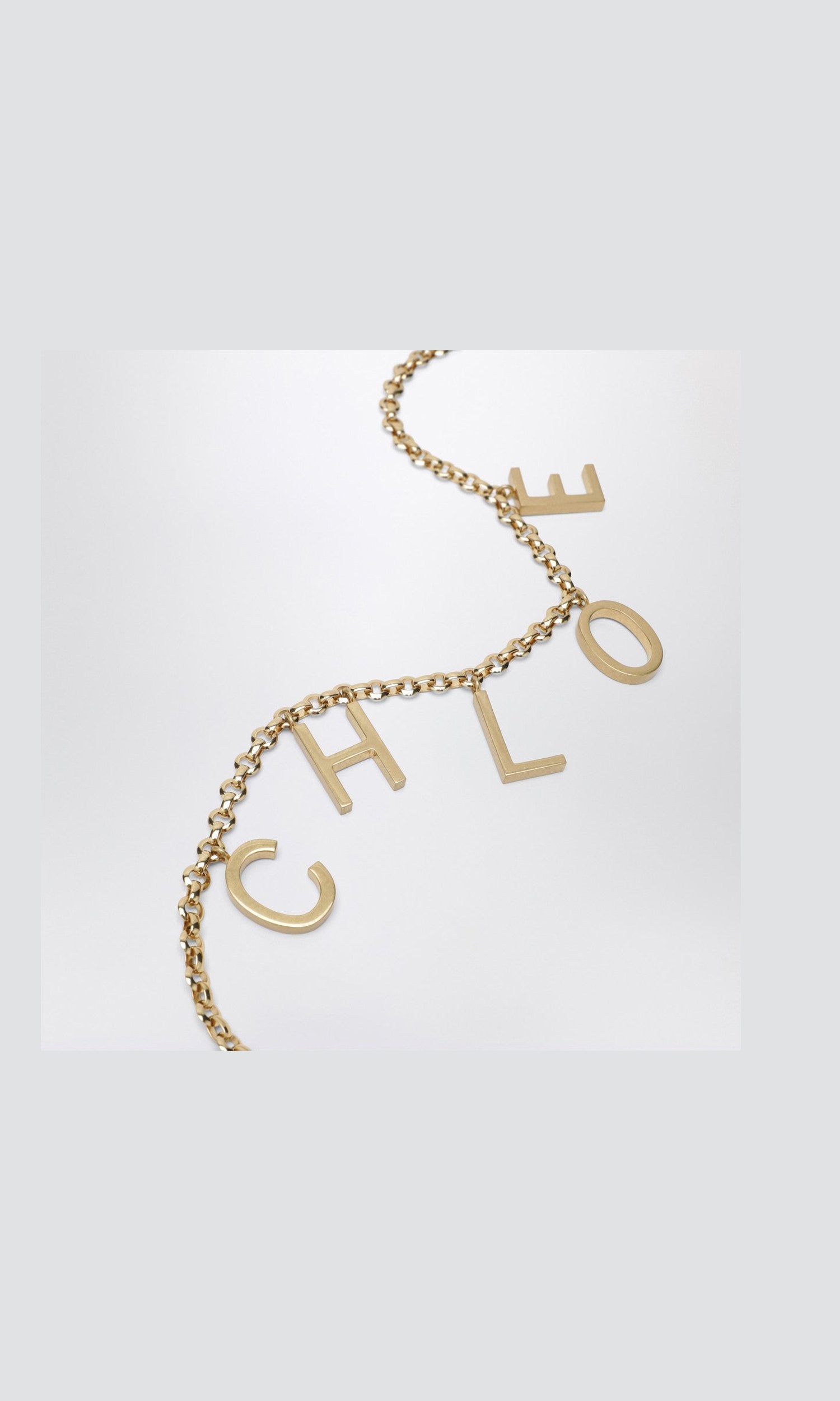 Chloé Letters gold jewel belt Glam Steals