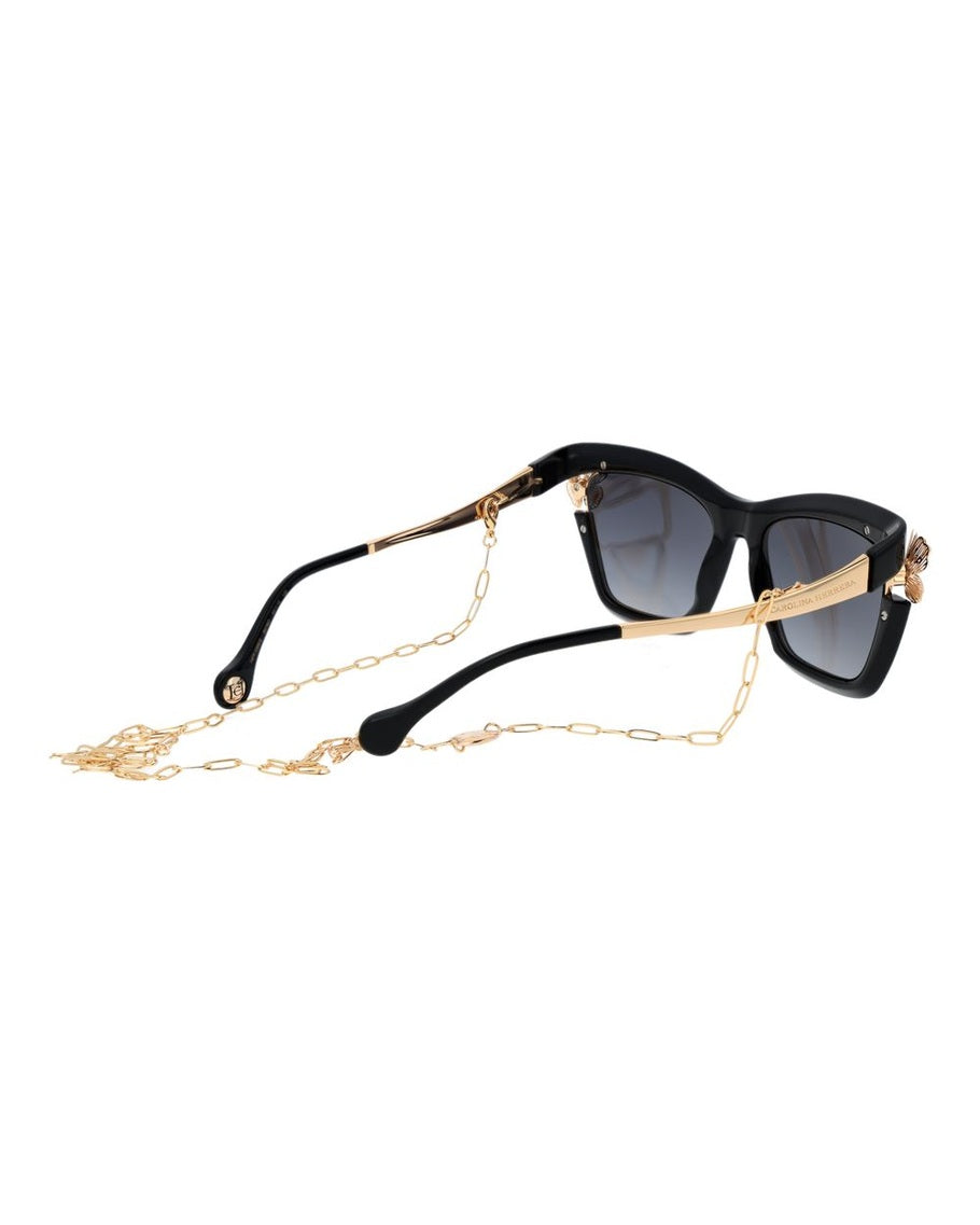 Carolina Herrera Black Polyamide Sunglasses Glam Steals