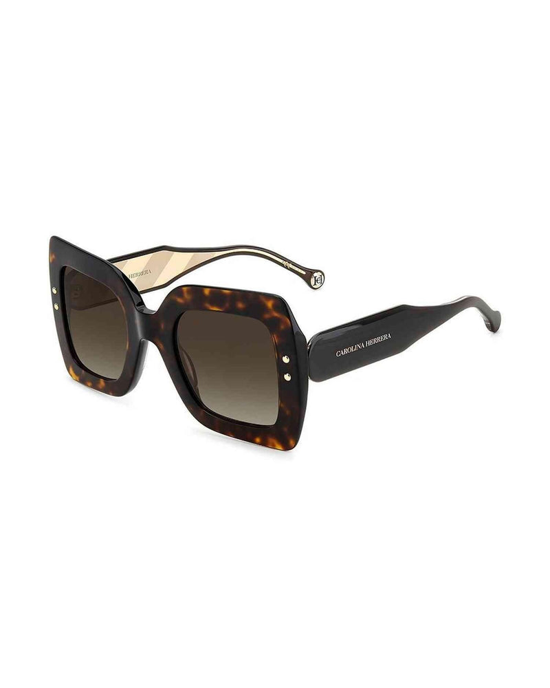 Carolina Herrera Brown Acetate Sunglasses Glam Steals