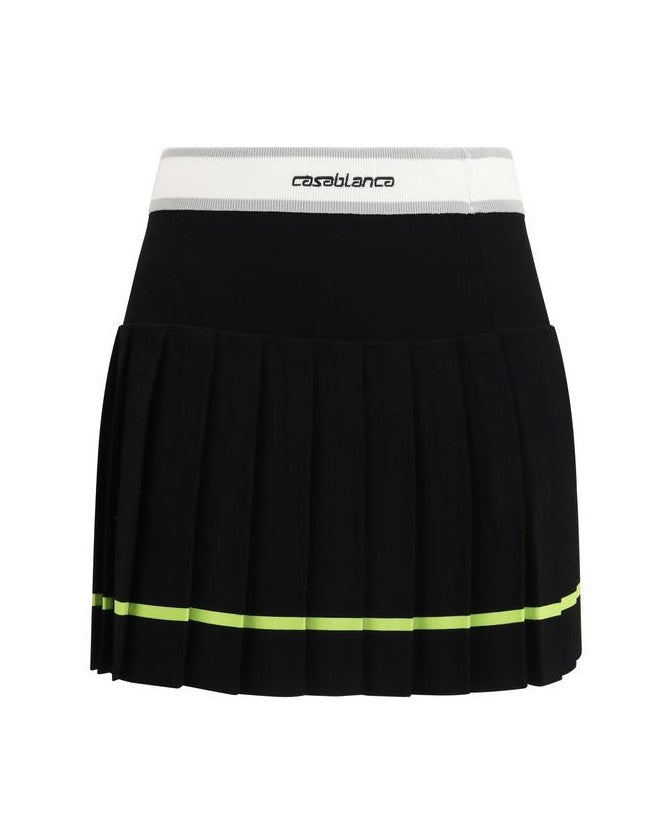 Casablanca Black Viscose Mini Skirt Glam Steals