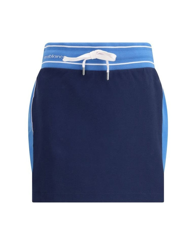 Casablanca Blue Cotton Mini Skirt Glam Steals