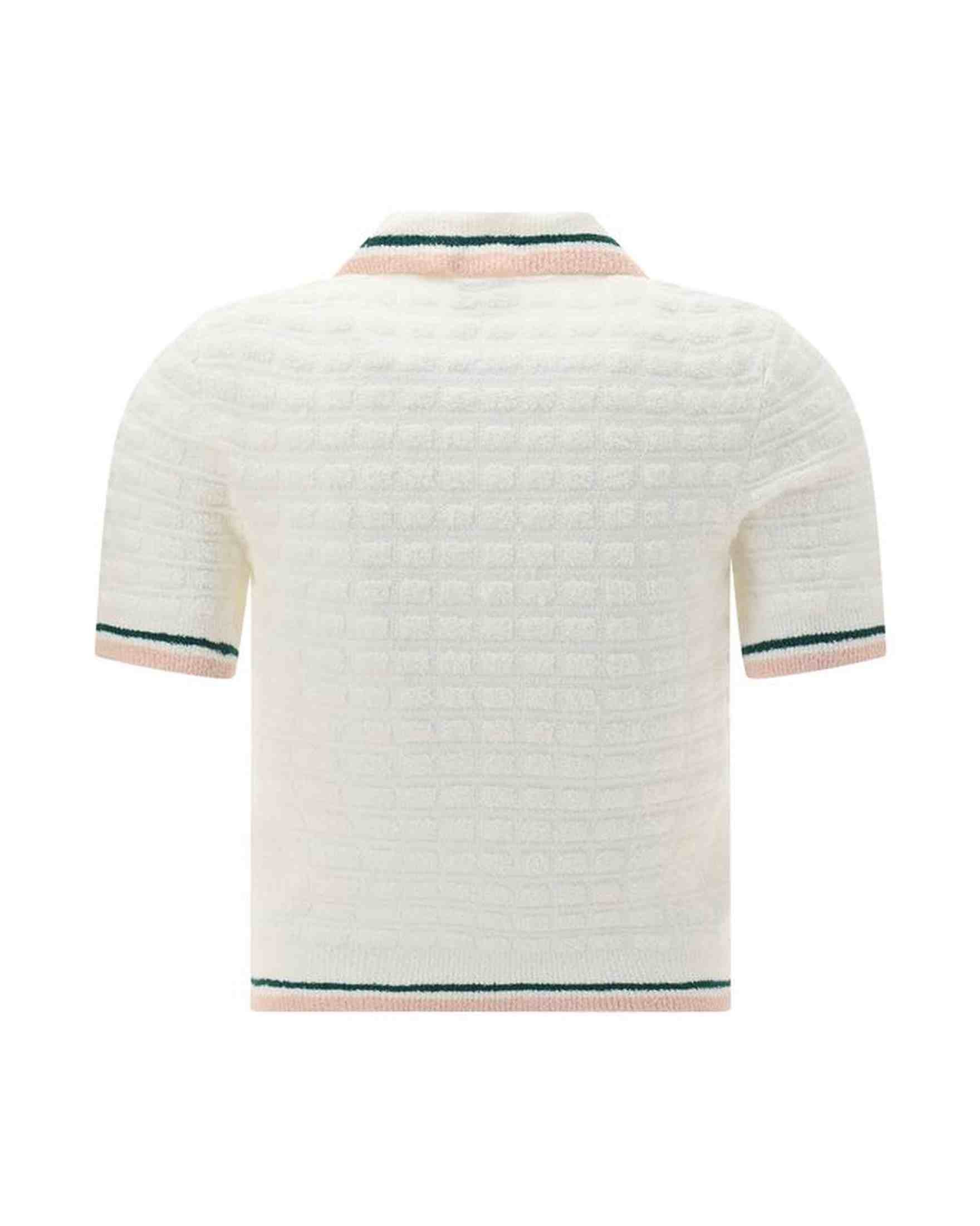 Casablanca Boucle Polo Shirt Glam Steals