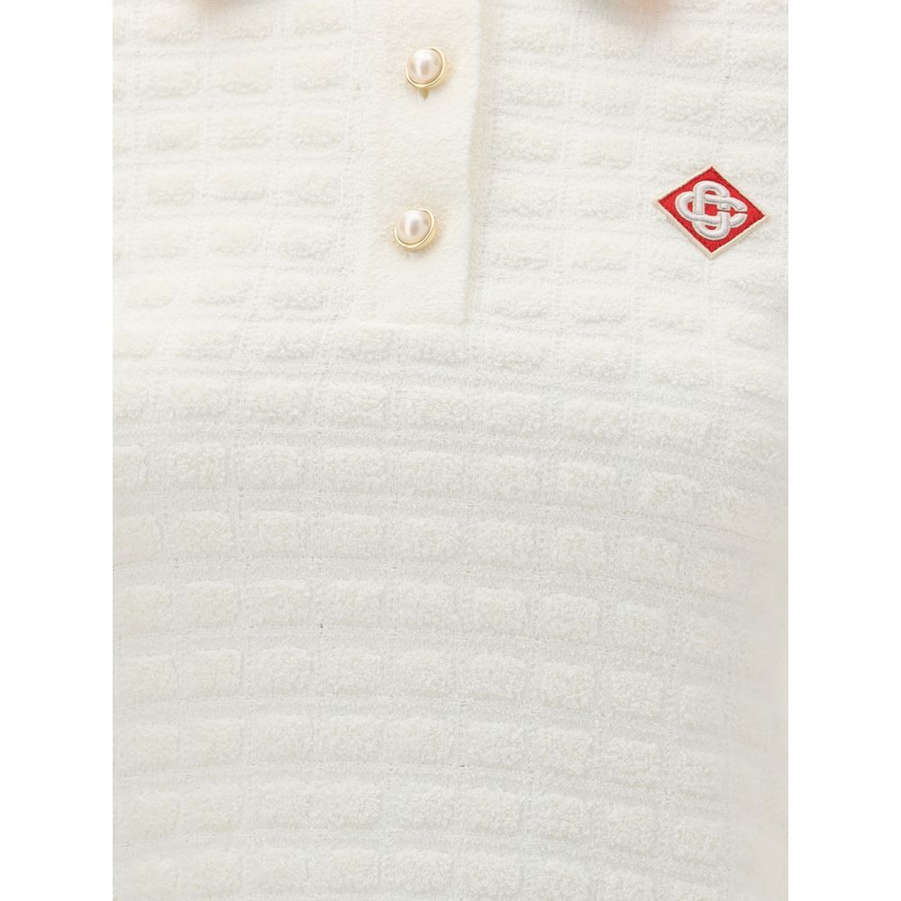 Casablanca Boucle Polo Shirt Glam Steals