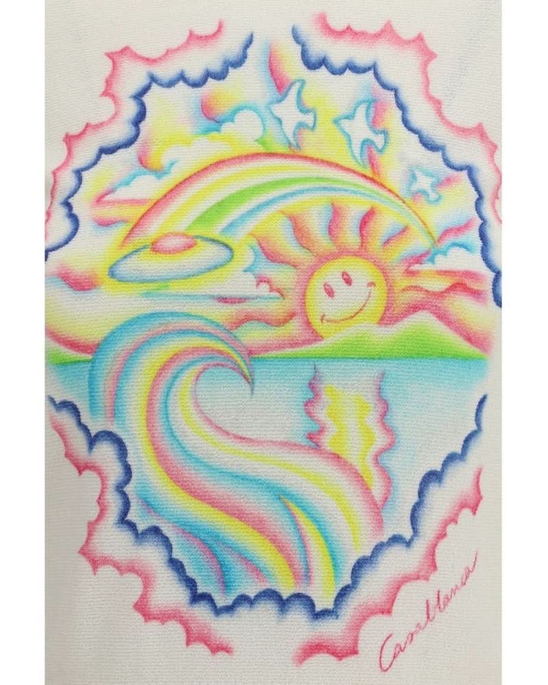 Casablanca Multicolor Cotton T-shirt 