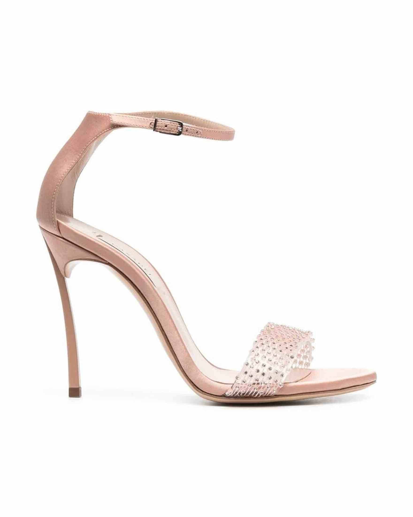 Casadei Satin 100Mm Blade Twenties Sandals Glam Steals