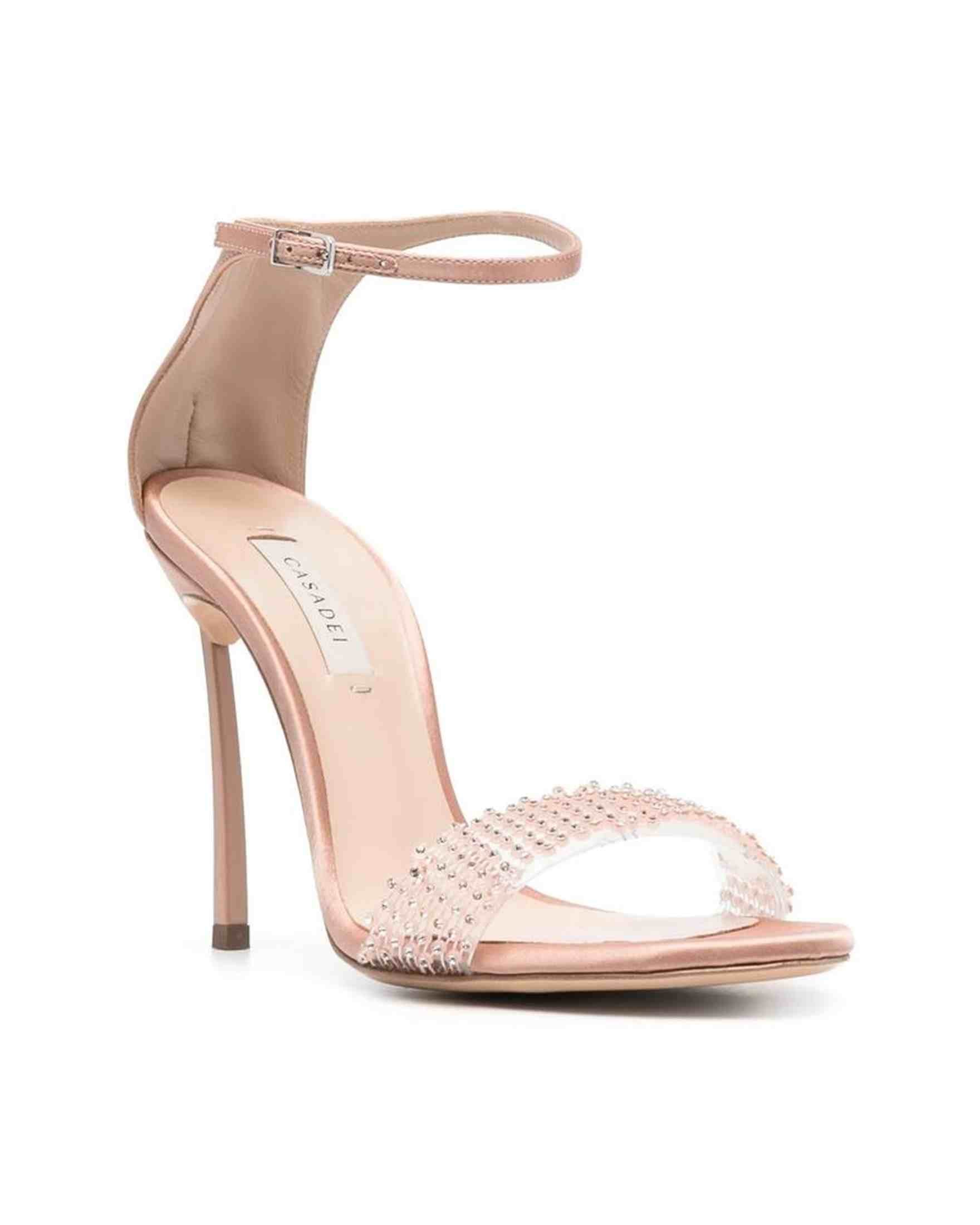 Casadei Satin 100Mm Blade Twenties Sandals Glam Steals
