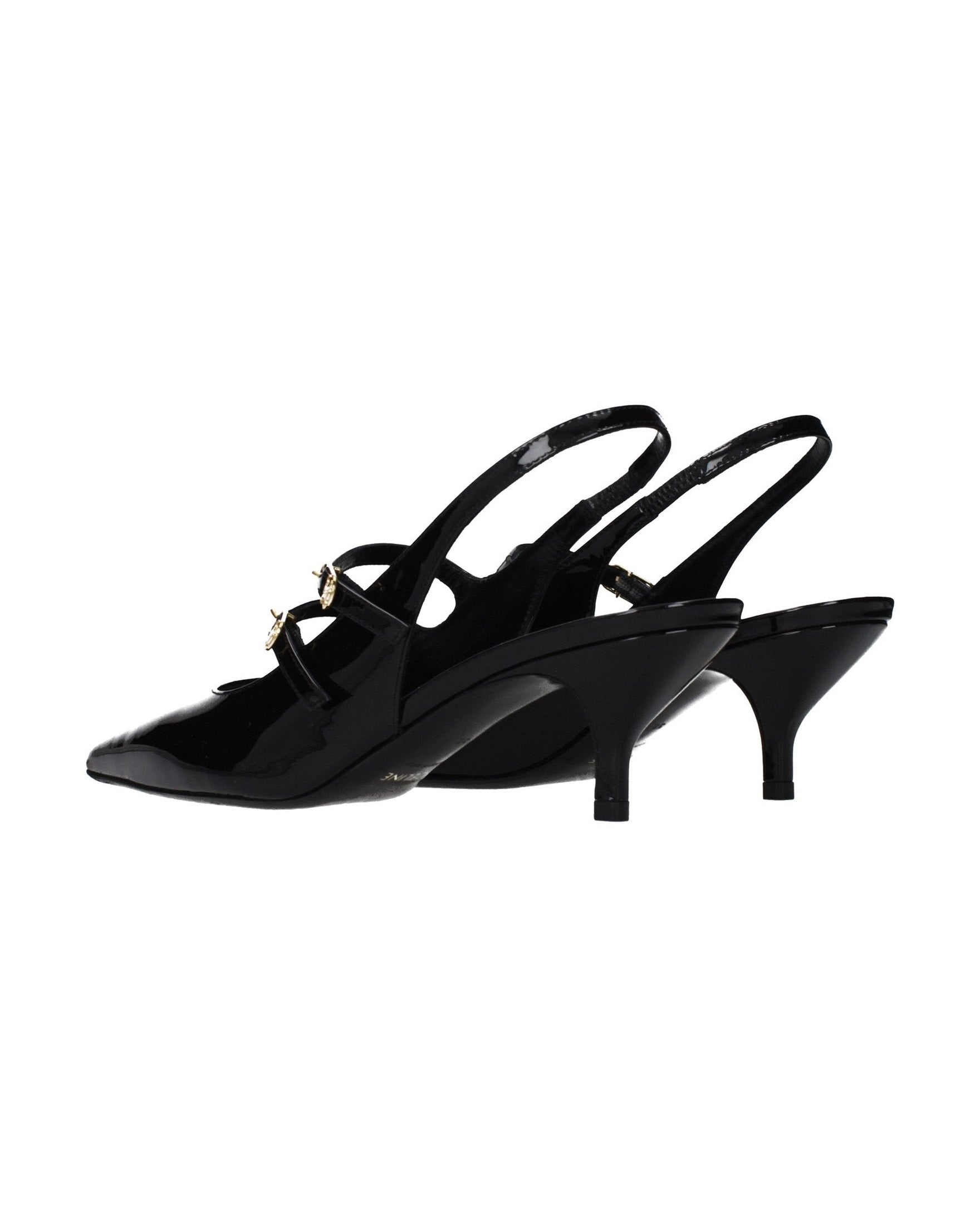 Celine Black Leather Sandals 