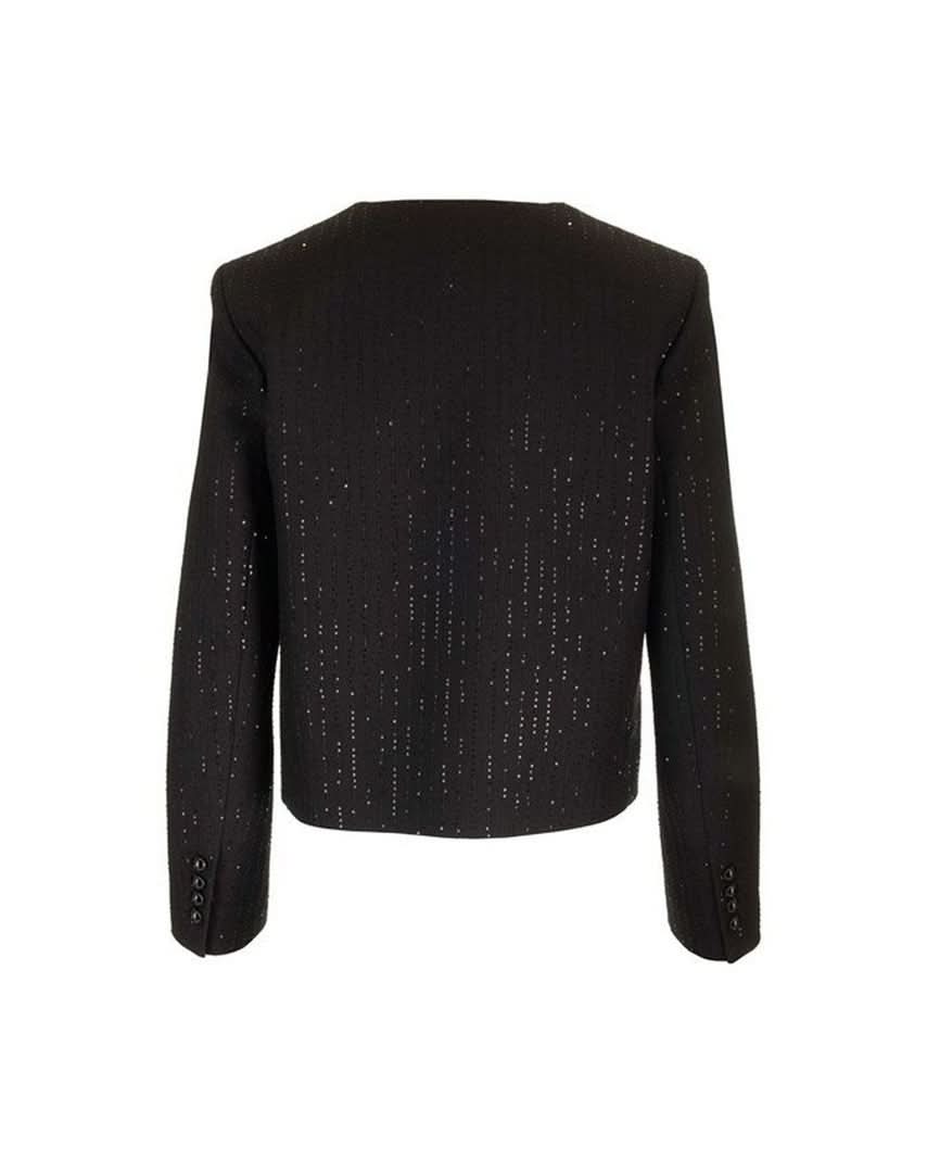 Celine Black Polyamide Coat Glam Steals