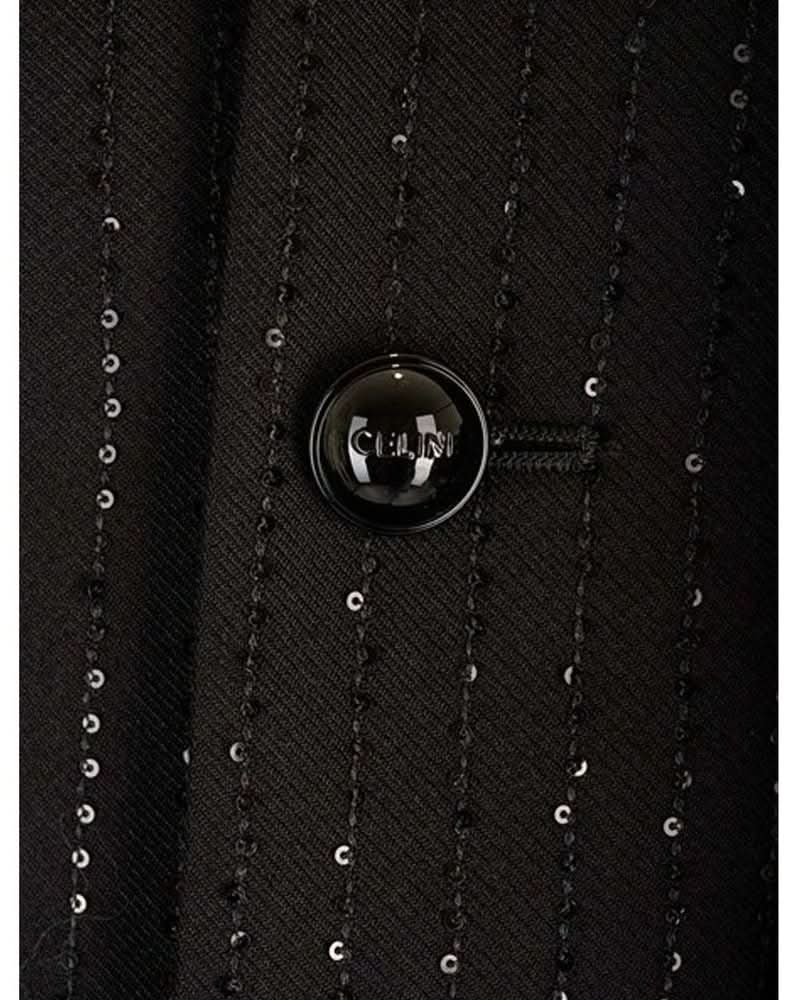 Celine Black Polyamide Coat Glam Steals