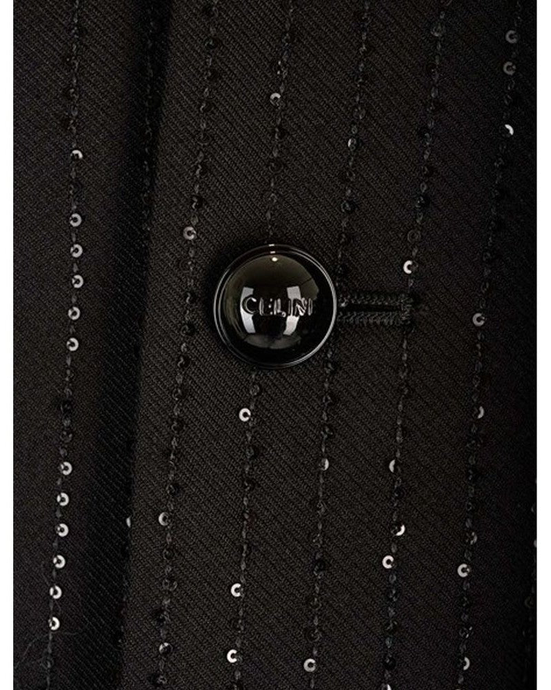 Celine Black Polyamide Coat Glam Steals