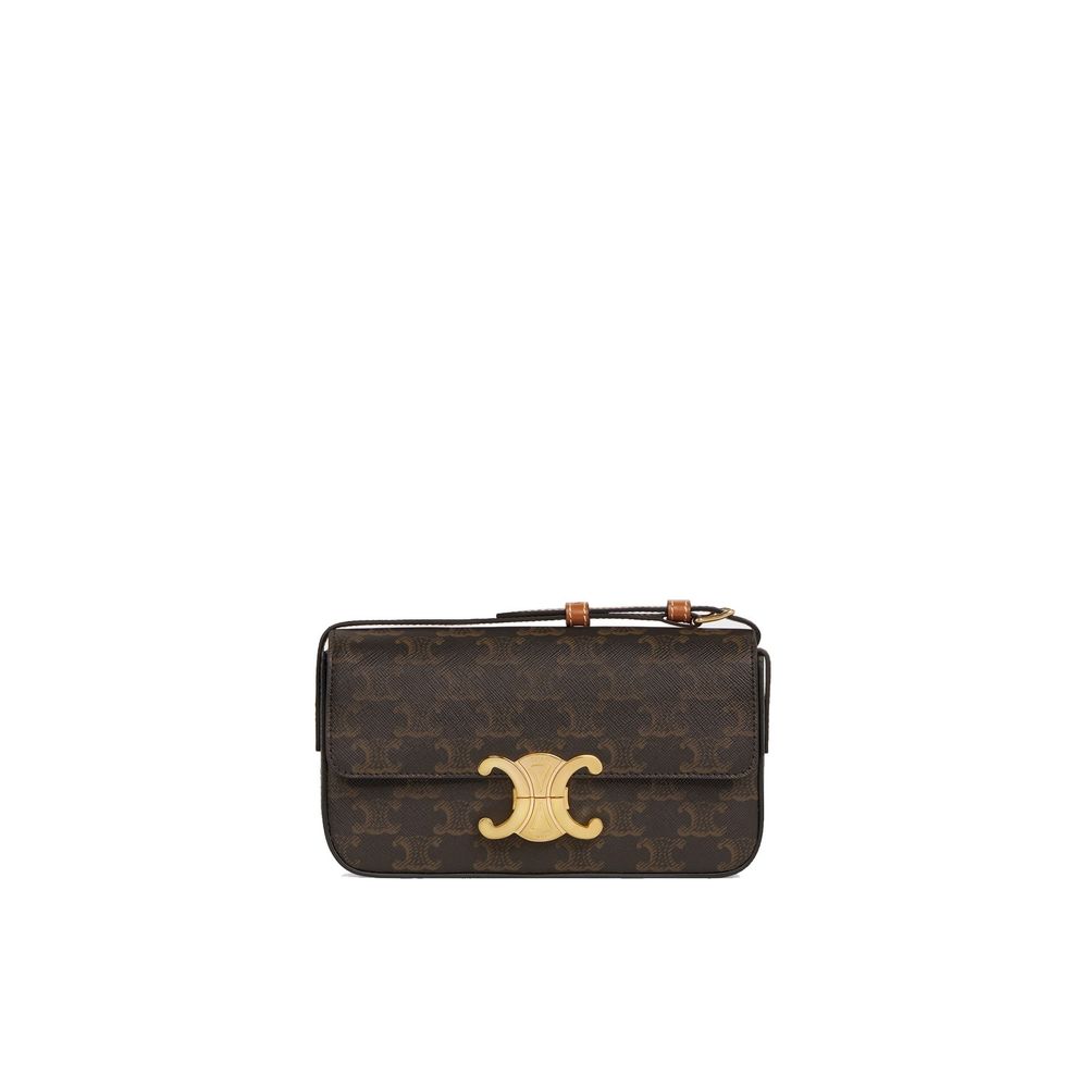 Celine Claude Triomphe Shoulder Bag Glam Steals